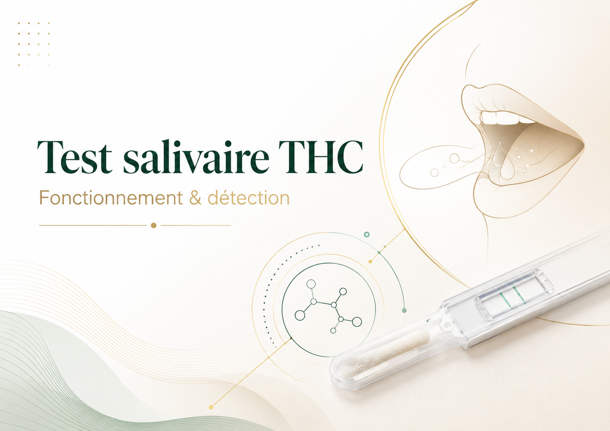 Test salivaire THC : fonctionnement, durée et résidus