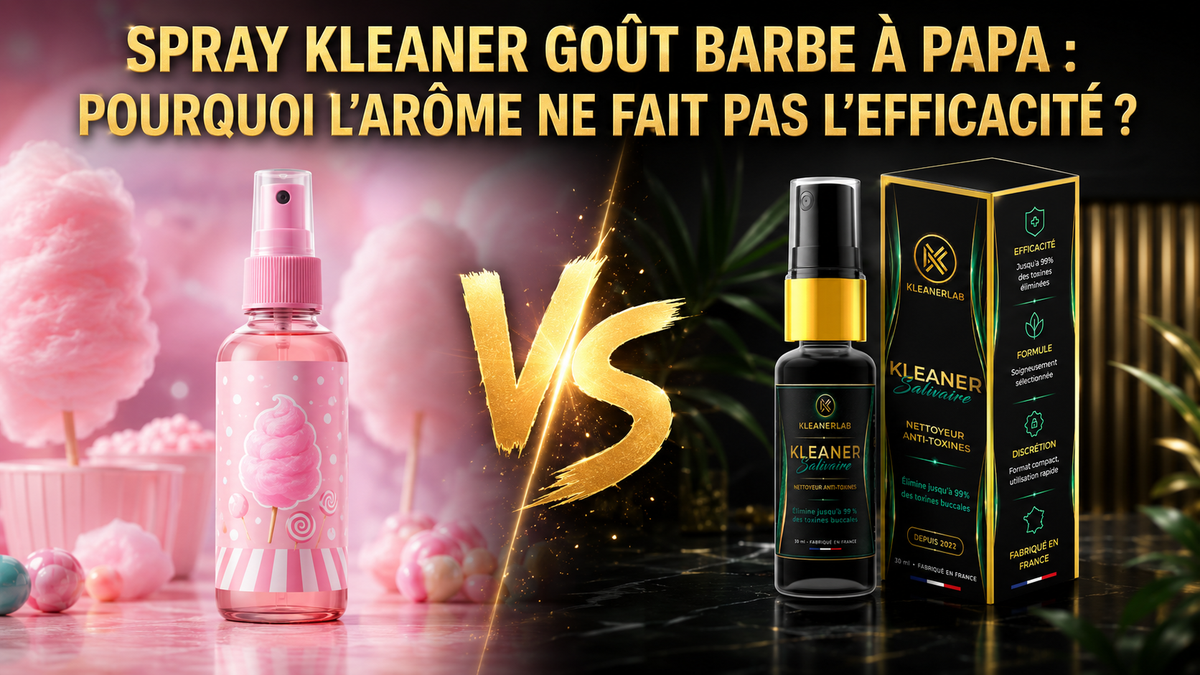 Spray Kleaner goût barbe à papa : efficace ou gadget ?