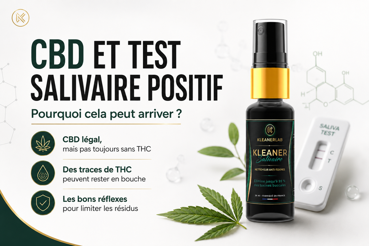 CBD et test salivaire positif : pourquoi cela peut arriver ?