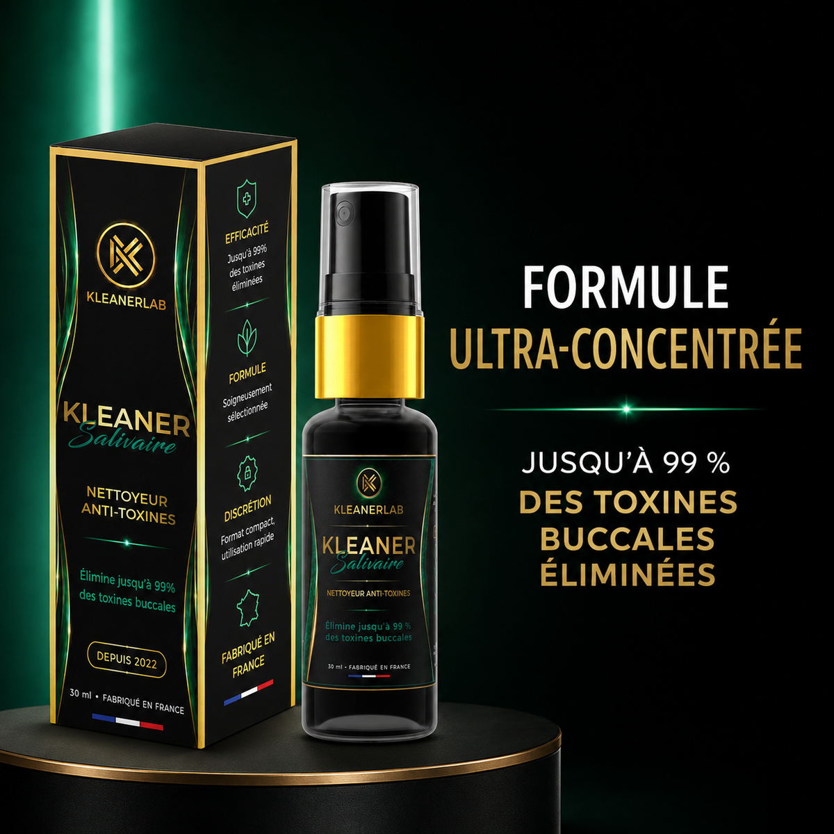 Spray Kleaner Anti THC Kleanerlab 30ml — Made in France