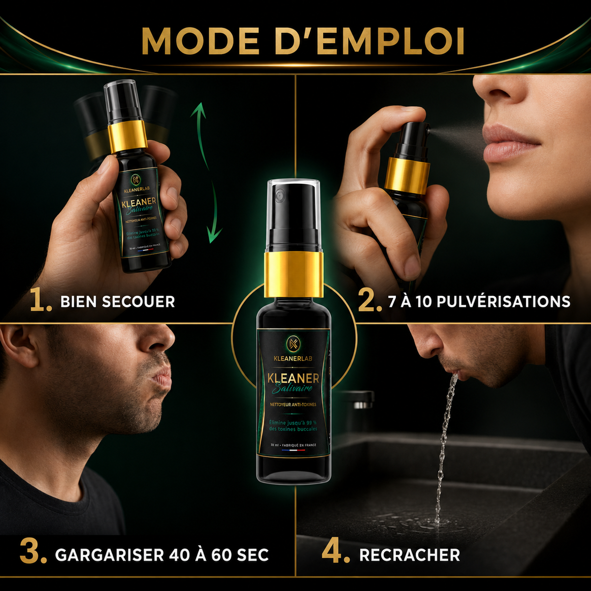 Spray Kleaner Anti THC Kleanerlab 30ml — Made in France